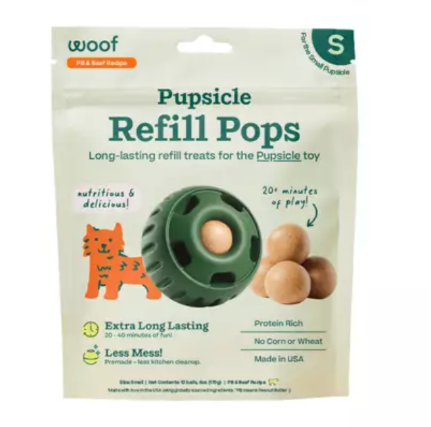 Woof Pupsicle Refill Pops - Beef