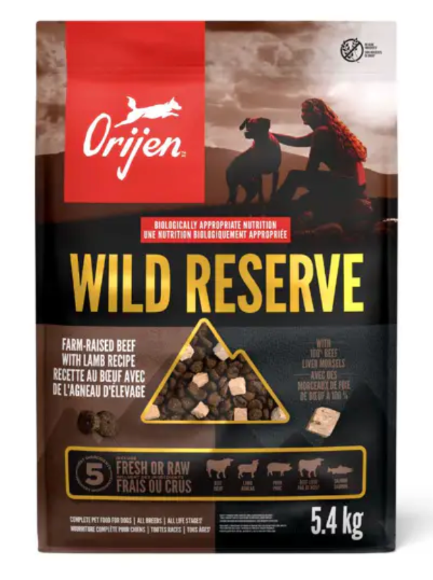 Orijen Wild Reserve Beef GF Dog Food