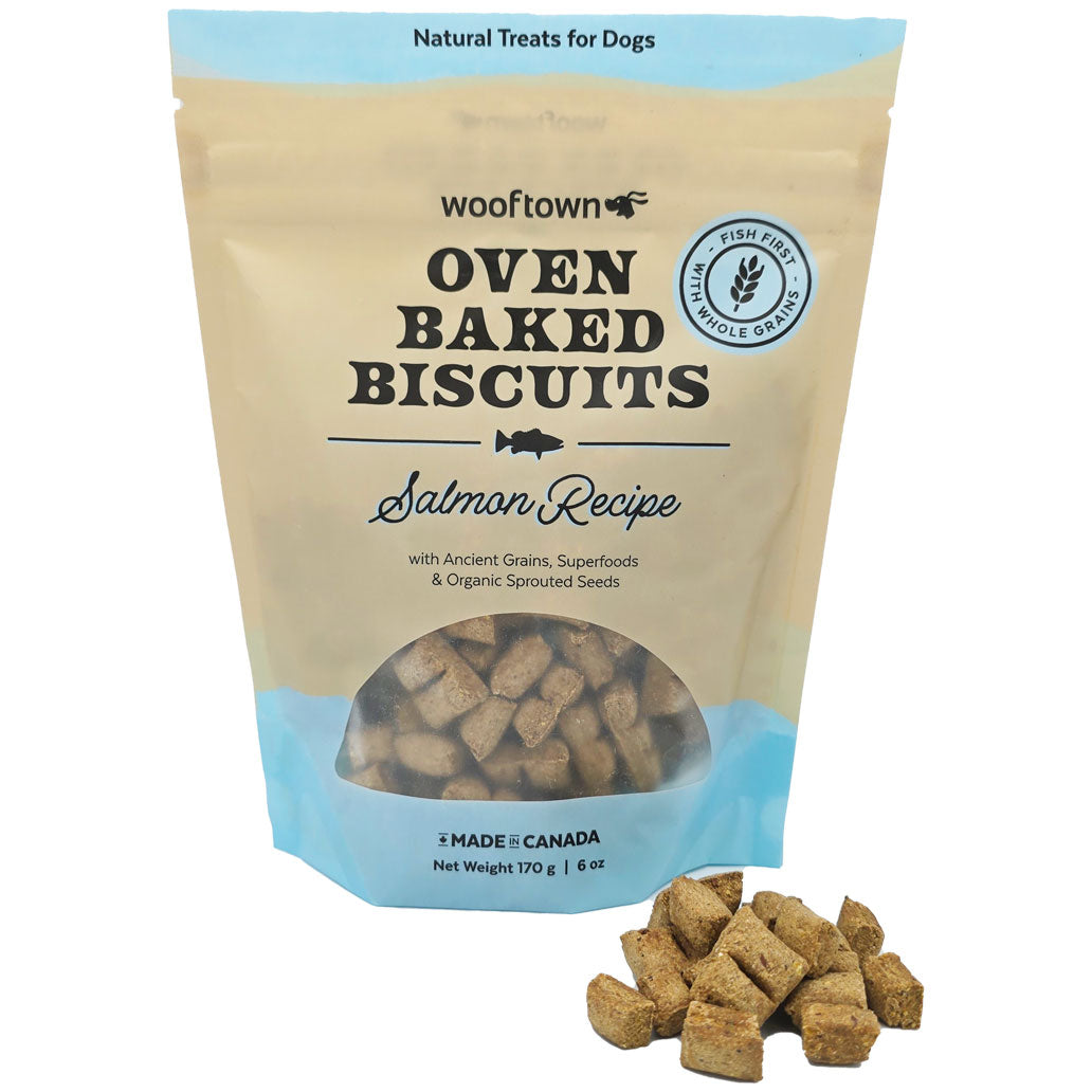 Wooftown HomeCooked Salmon Baked Biscuit Dog Treats