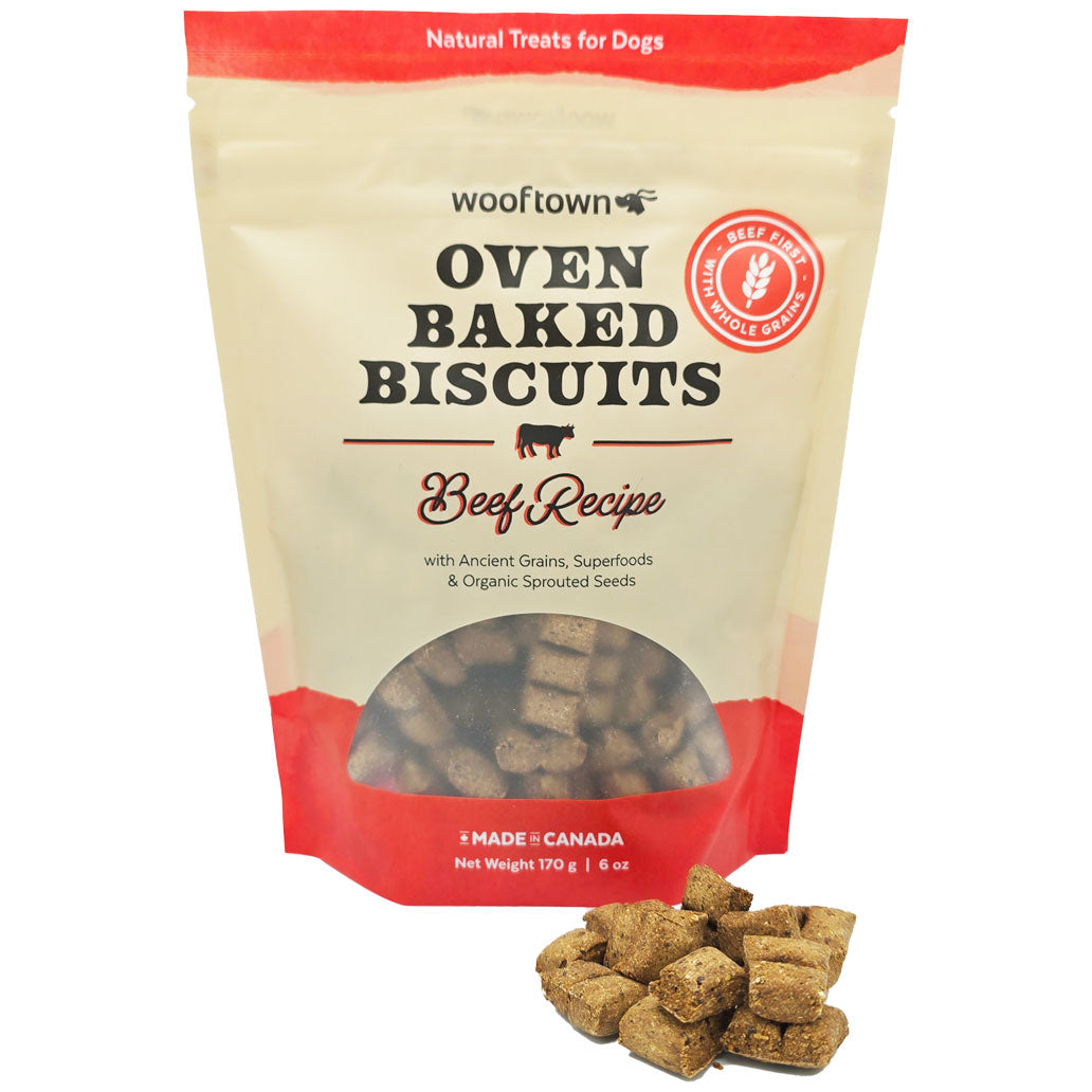 Wooftown HomeCooked Beef Baked Biscuit Dog Treats