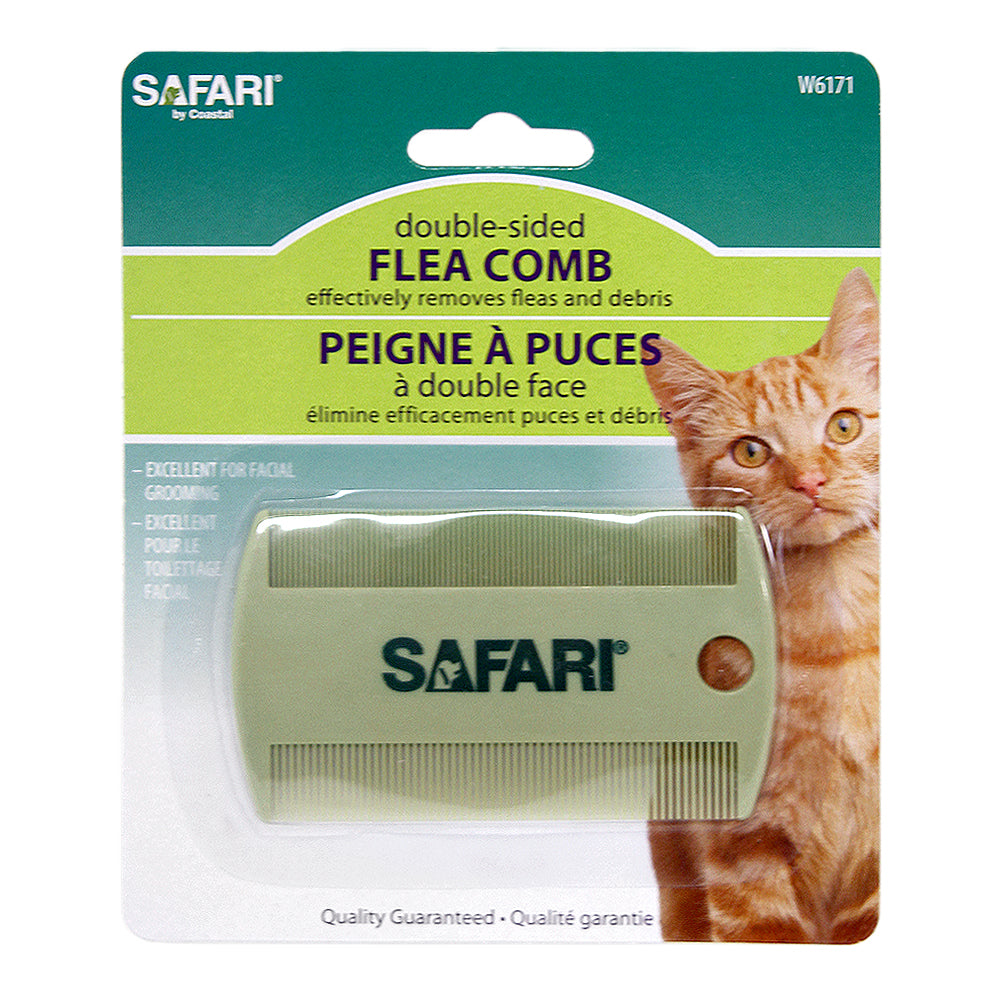 Safari Double-Sided Flea Comb for Cats