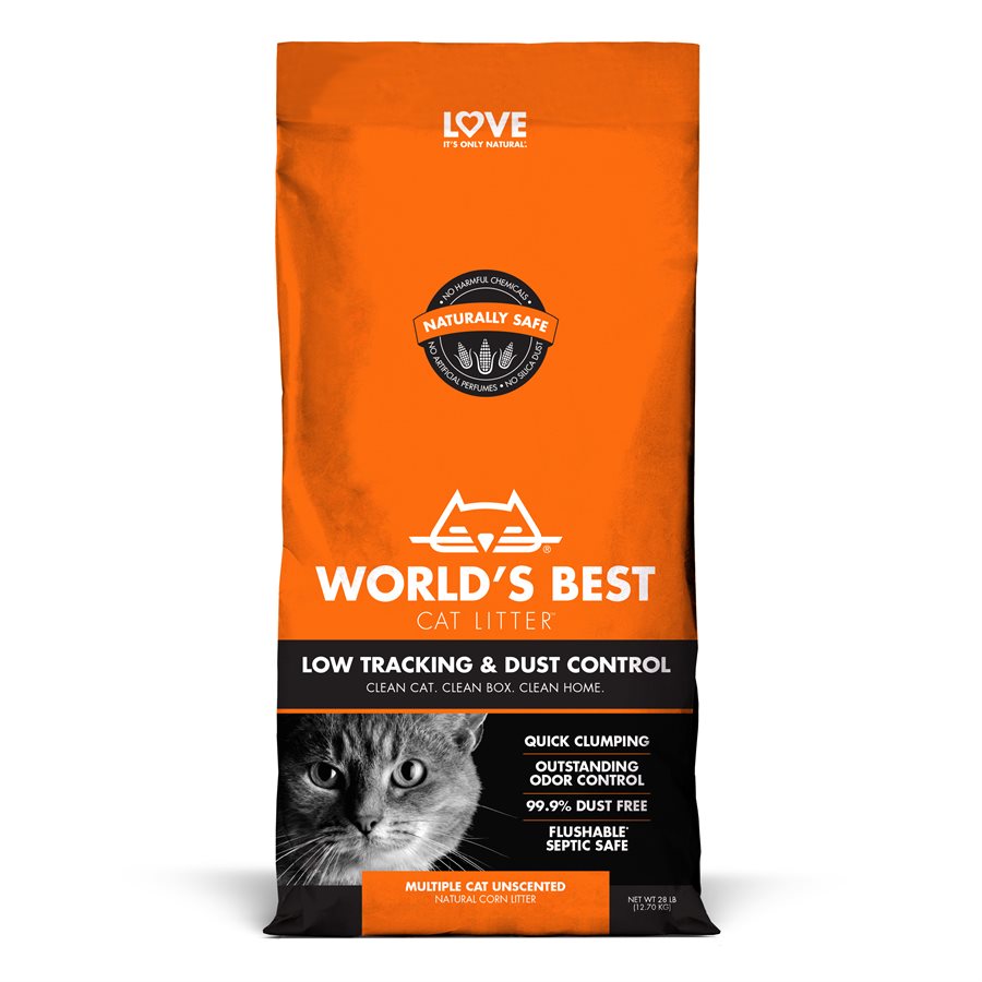 World's Best - Low Tracking & Dust Control Clumping Cat Litter