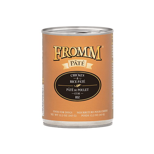 Fromm Chicken & Rice Pâté Canned Dog Food (12.2oz/345g)