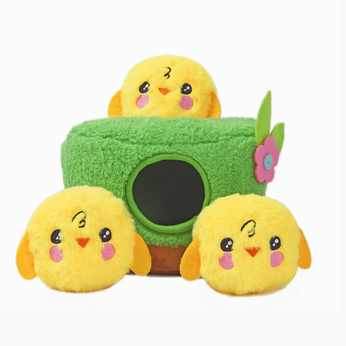 HugSmart Puzzle Hunter - Chirpy Chicks Dog Toy