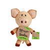 Spunky Pup Woolies Pig Dog Toy