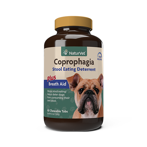 NaturVet Coprophagia "Stool Eating" Deterrent Tablets (60ct)(6.3oz/180g)