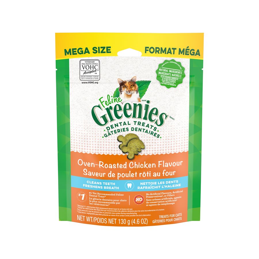 Greenies Feline Roasted Chicken Dental Treat