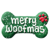 Bosco &amp; Roxy&#39;s &quot;Merry Woofmas&quot; Bone Dog Treat (6&quot;)