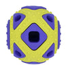 Bud&#39;z Rubber Astro Ball - Squared Yellow Dog Toy (2.5&quot;)