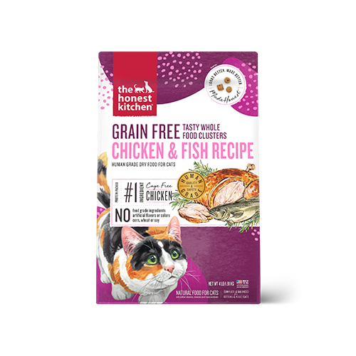 The Honest Kitchen Whole Food Clusters Chicken Fish GF Cat