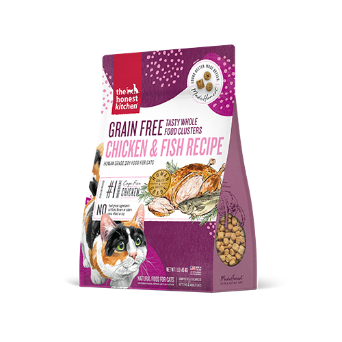 The Honest Kitchen Whole Food Clusters - Chicken & Fish GF Cat Food