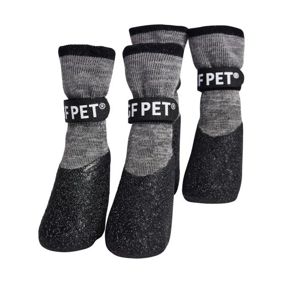 GF Pet All Terrain Dog Booties - Black &amp; Grey (M)