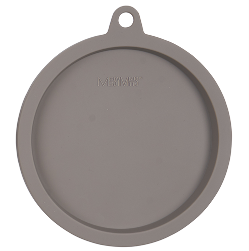 Messy Mutts Silicone Bowl Cover - Grey (For 3 cup bowl)