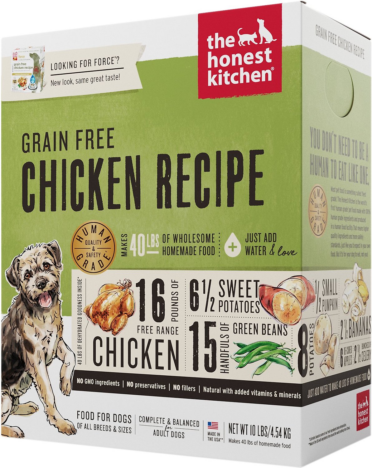 The Honest Kitchen Chicken GF Dehydrated Dog Food