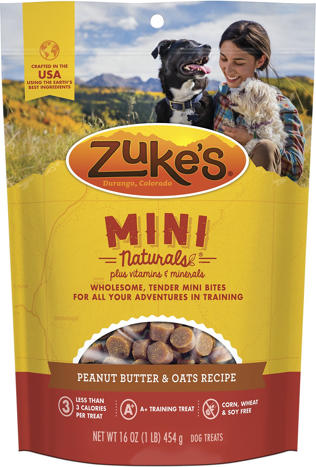 Zuke's Mini Naturals Peanut Butter & Oats Dog Treats