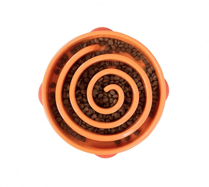 Outward Hound Fun Feeder Slo-Bowl - Orange