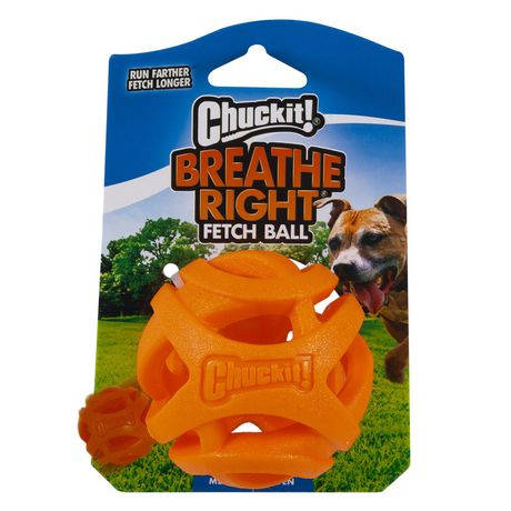 Chuck It! Breathe Right Fetch Ball Dog Toy