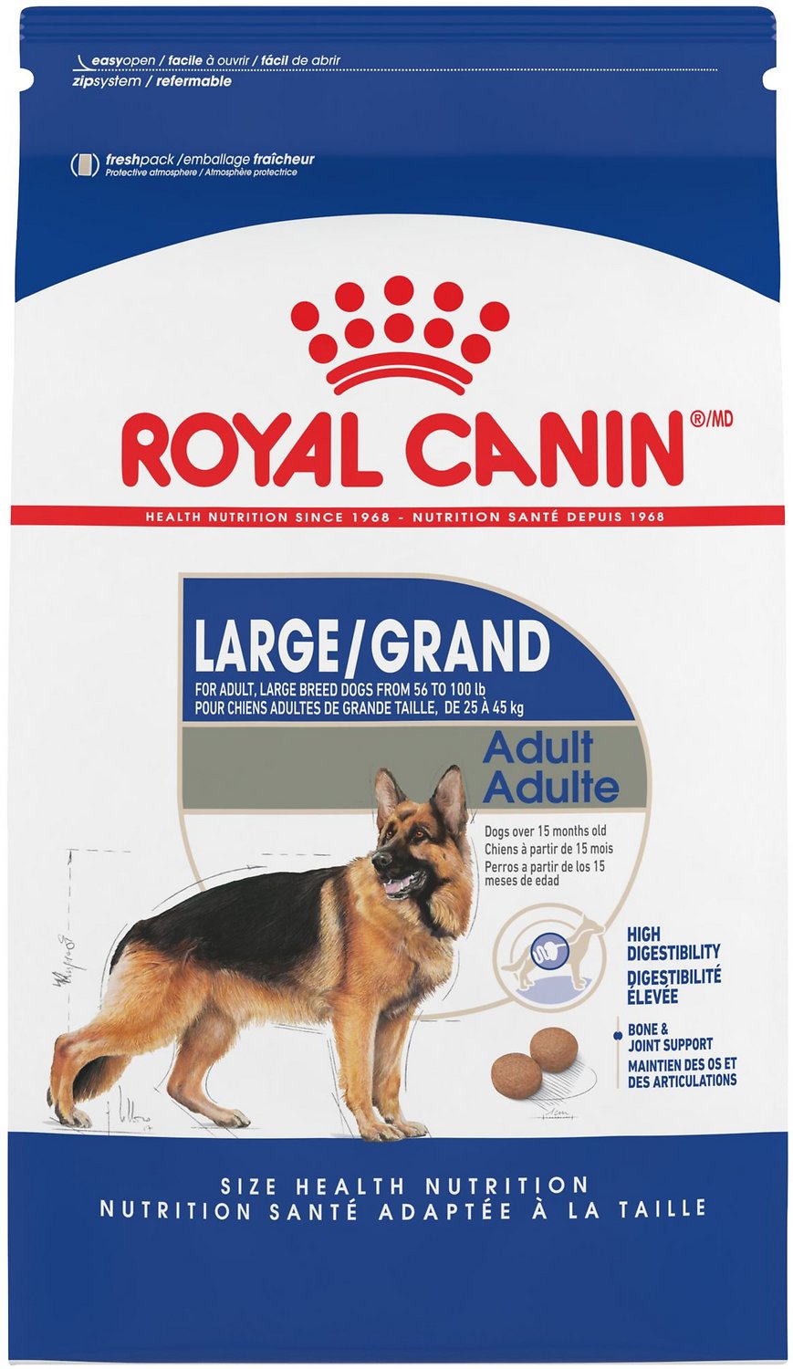 Royal Canin Large Breed (Maxi) Adult Dog Food (13.6kg/30lb