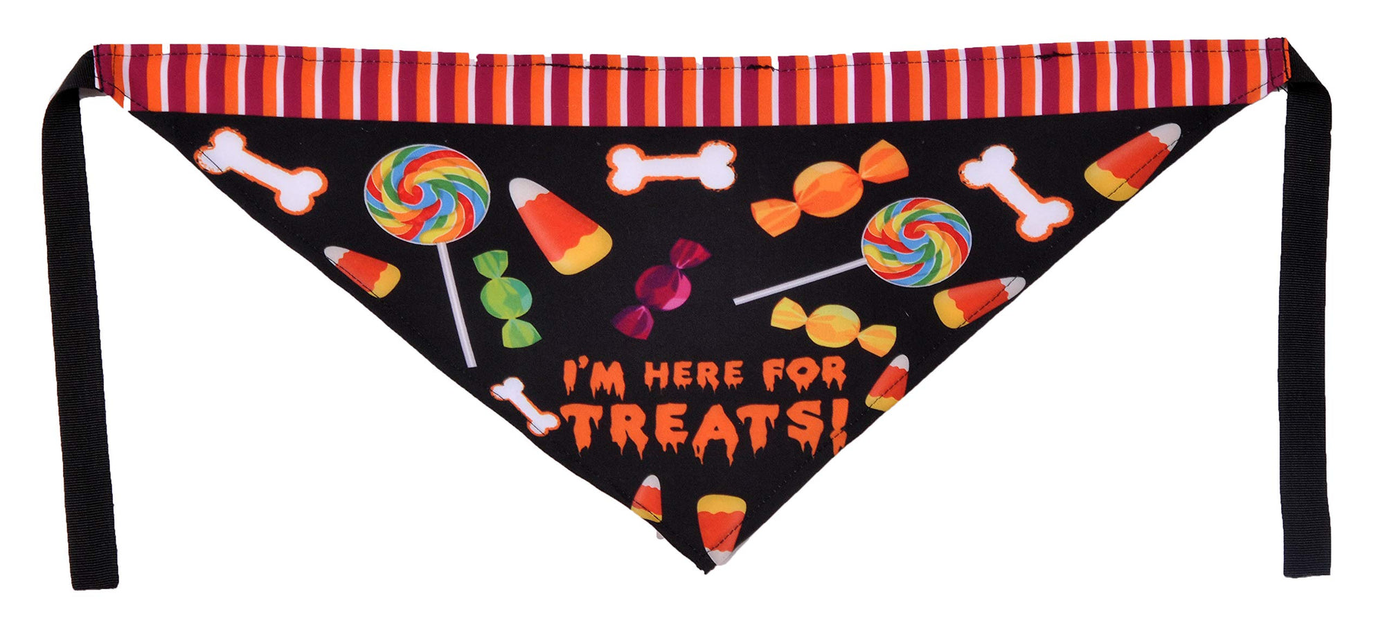Rubie&#39;s Costume Co. &quot;I&#39;m here for the treats&quot; Halloween Bandana
