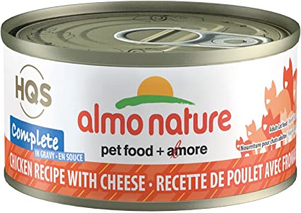 Almo Nature Complete Chicken with Cheese in Gravy Canned Cat Food (70g/2.47oz)