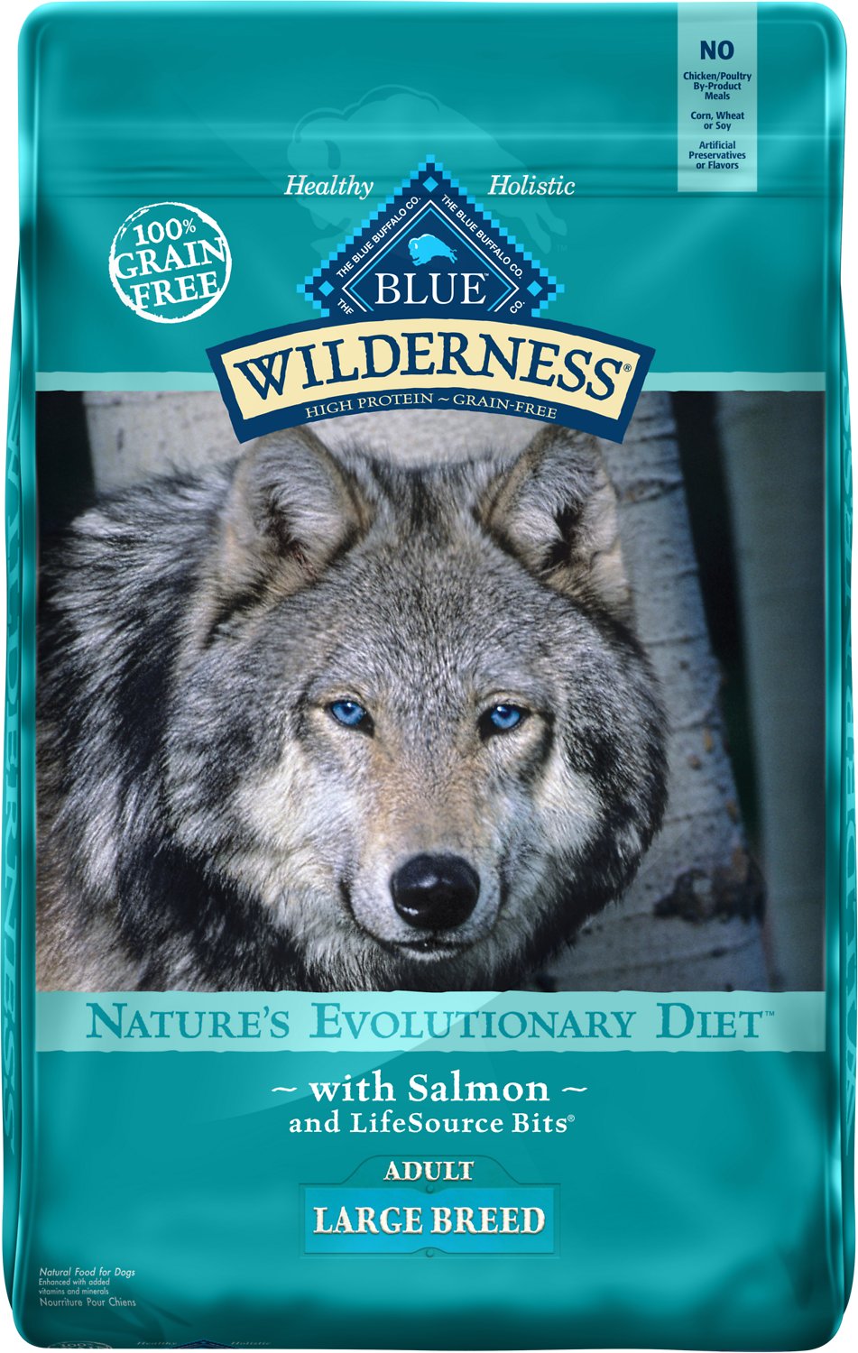 Blue Buffalo Wilderness Salmon Large Breed GF Adult Dog Food (11kg/24lb)