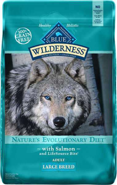 Blue Buffalo Wilderness Large Breed Adult Dry Dog Food Grain Free Salmon