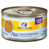 Wellness Beef &amp; Salmon Entrée Smooth Loaf Paté GF Canned Cat Food