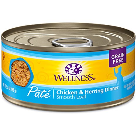 Wellness Chicken &amp; Herring Pâté GF Canned Cat Food