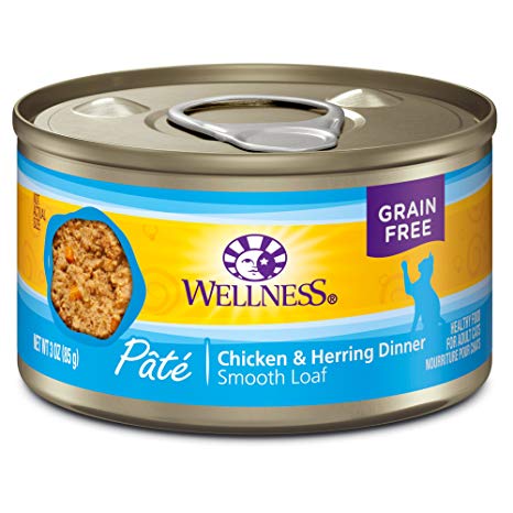 Wellness Chicken & Herring Pâté GF Canned Cat Food