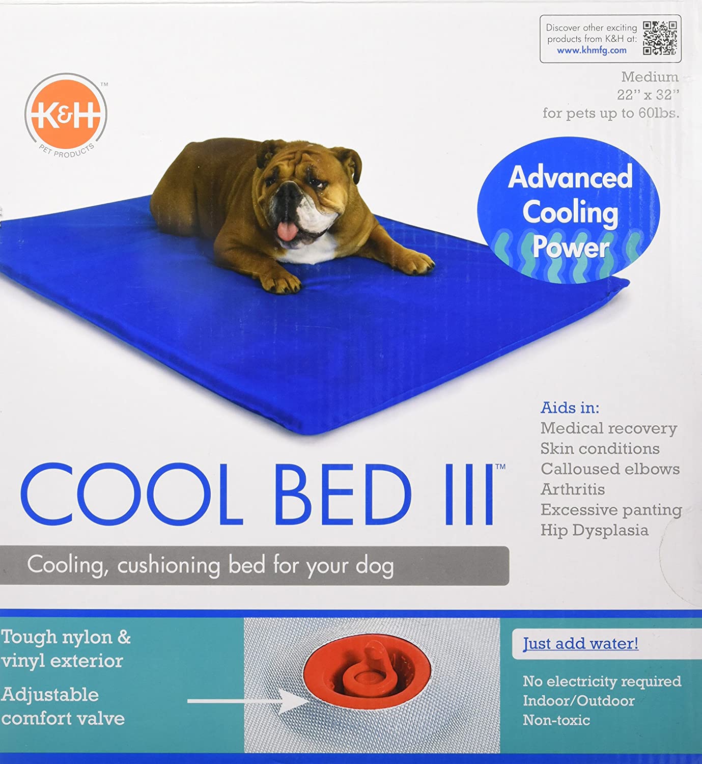 K&H Cool Bed III (32"x44") Large