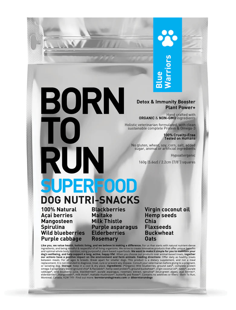 Born to Run - Blue Warriors Detox & Immunity Booster Dog Treats (192g)