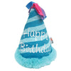 FouFou Plush Crinkle Birthday Hat Dog Toy