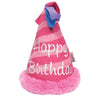 FouFou Plush Crinkle Birthday Hat Dog Toy