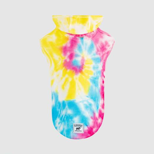Canada Pooch "No Authority" Tie-Dye Hoodie