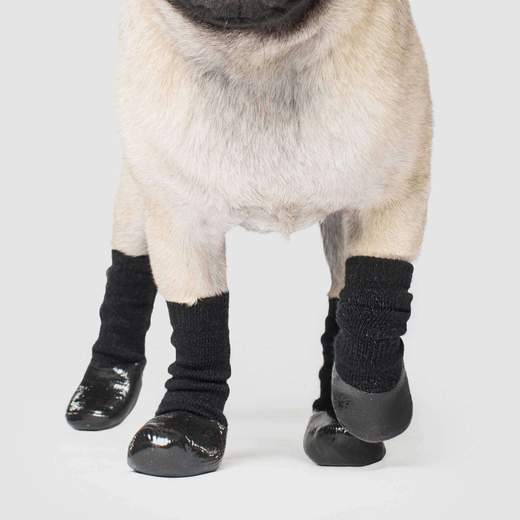Canada Pooch Slouchy Socks - Black