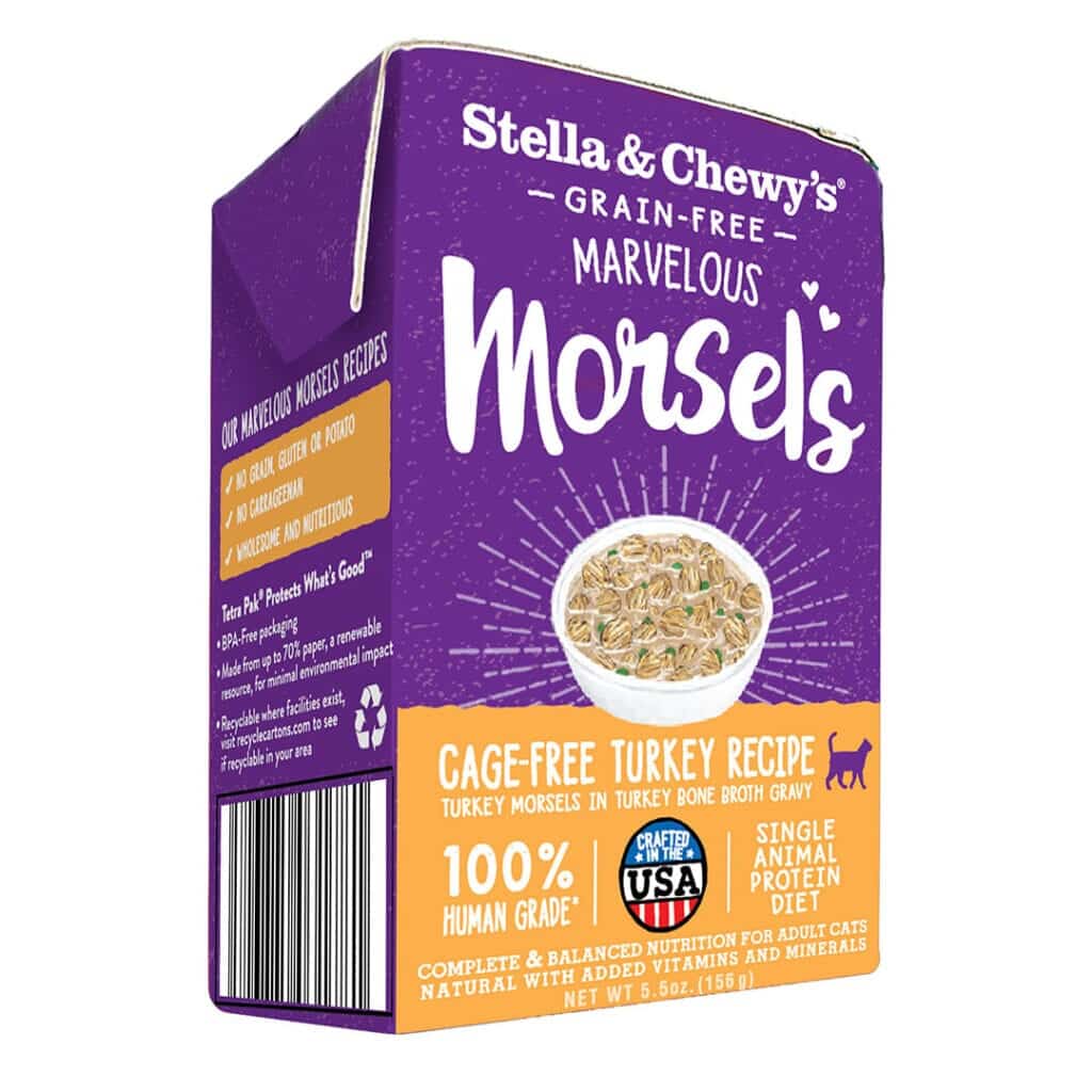 Stella & Chewy's Marvellous Morsels - Turkey GF Wet Cat Food (5.5oz/156g)