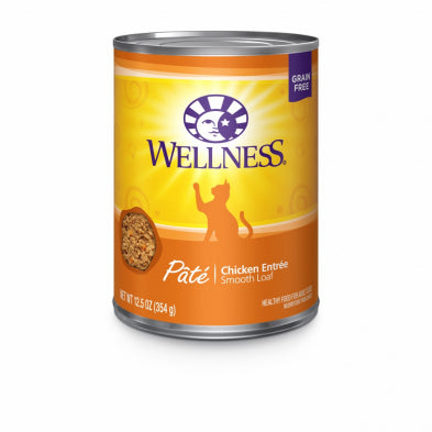 Wellness Chicken Entree Smooth Loaf Pâté GF Canned Cat Food