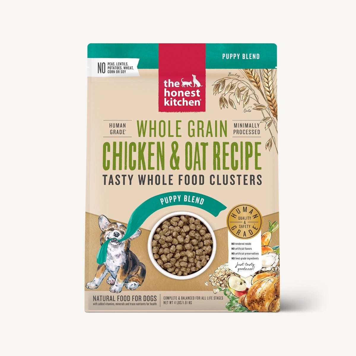 The Honest Kitchen Whole Food Clusters - Whole Grain Chicken Puppy Dog Food