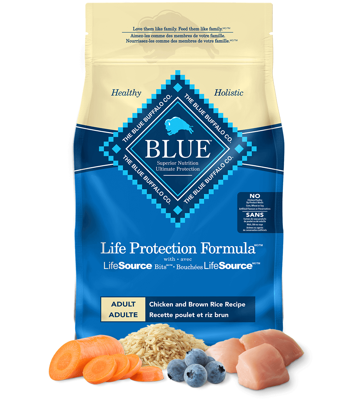 Blue Buffalo Life Protection Chicken & Brown Rice Adult Dog Food