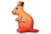 Red Dingo Durable Plush Kangaroo Plush Toy