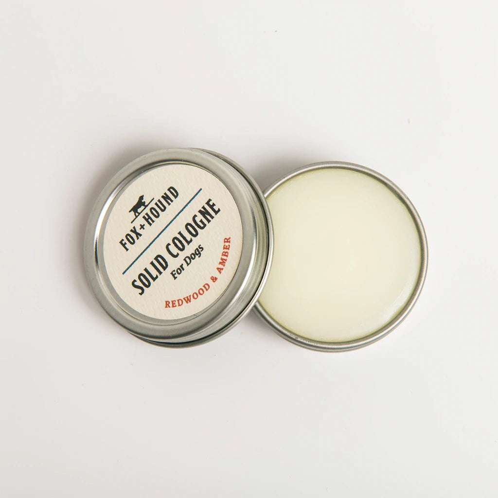 Fox + Hound Solid Cologne for Dogs - Redwood and Amber (1oz)
