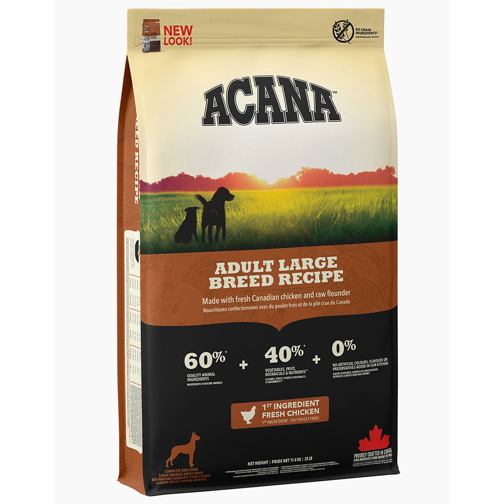Acana Adult Large Breed Dog Food (11.4kg/25lb)