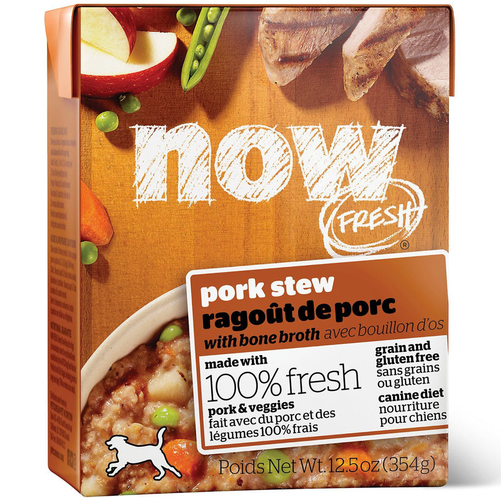 Now Fresh Pork Stew GF Tetra Pak Dog Food (12.5oz/354g)