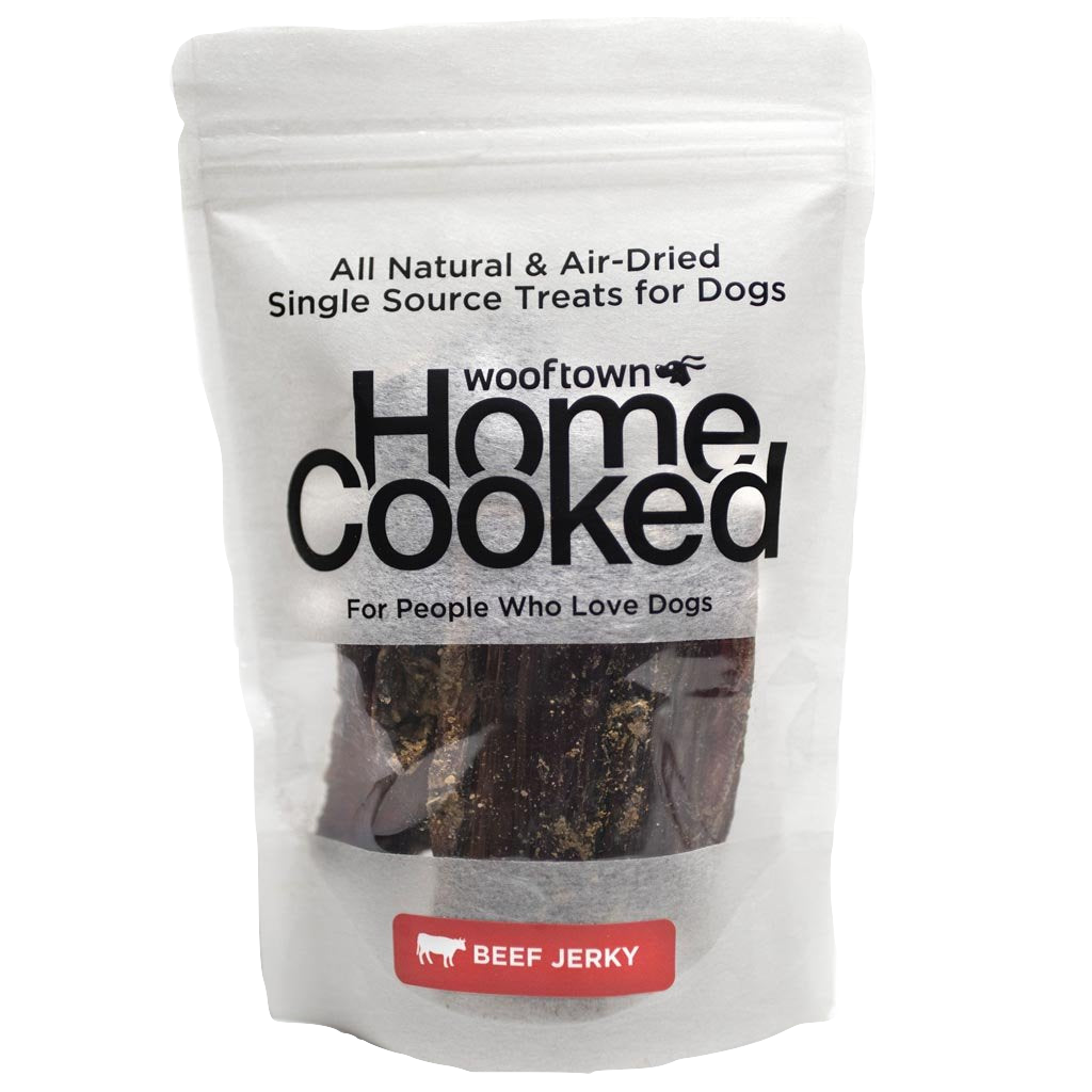 Wooftown HomeCooked Single Source Air Dried Beef Jerky Dog Treats