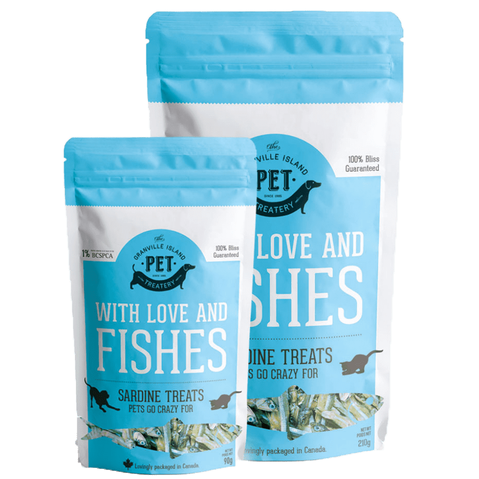 Granville Island - Dried Sardine "With Love And Fishes" Cat & Dog Treats