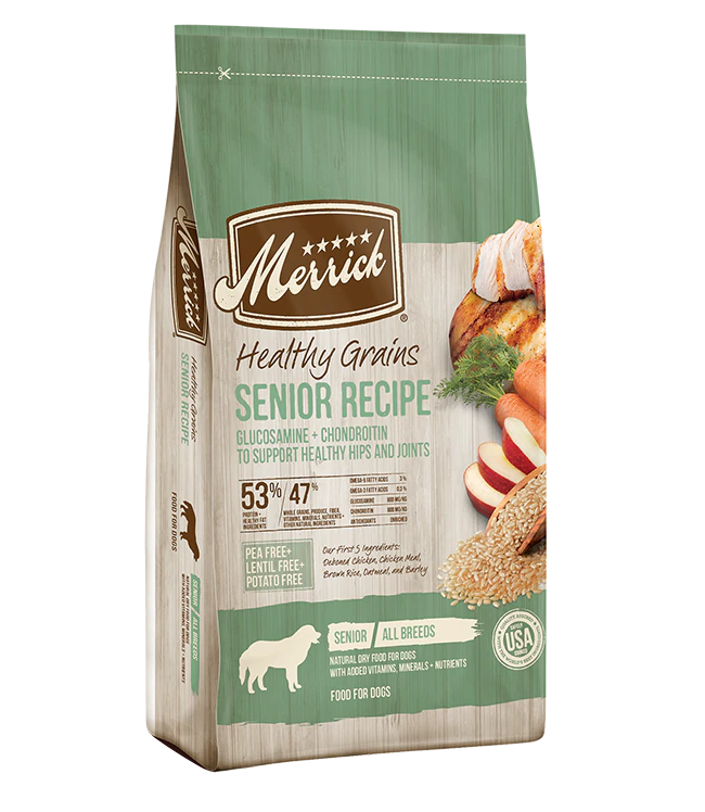 Merrick Healthy Grains Senior Recipe Dog Food (1.8kg/4lb)