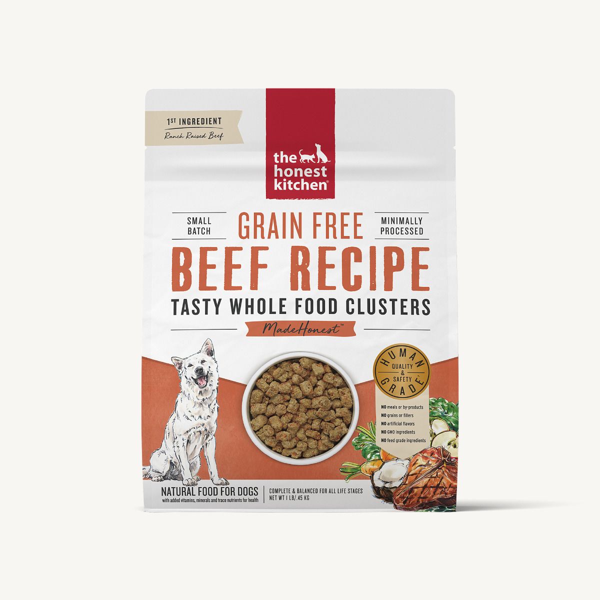 The Honest Kitchen Whole Food Clusters - Beef GF Dog Food