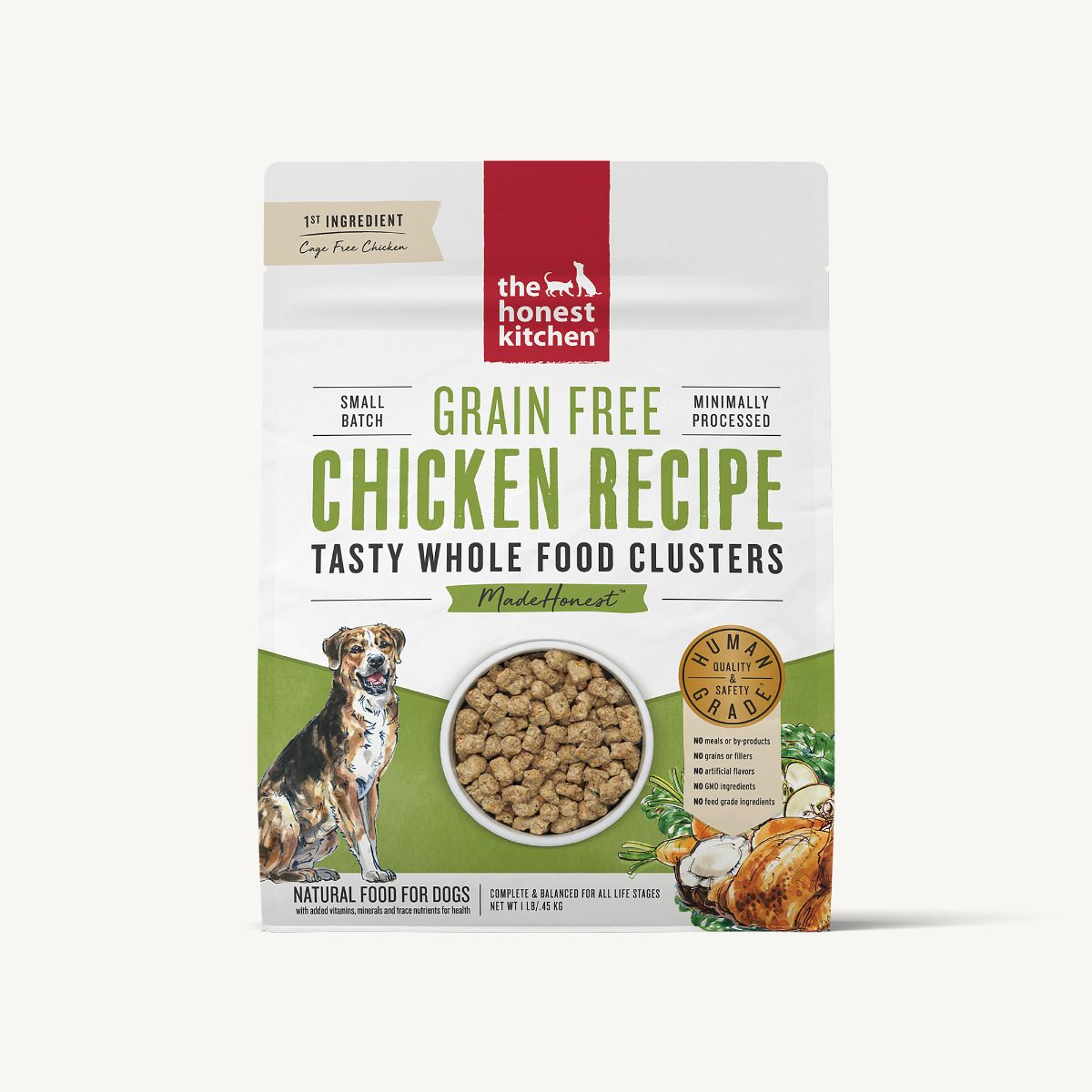 The Honest Kitchen Whole Food Clusters - Chicken GF Adult Dog Food