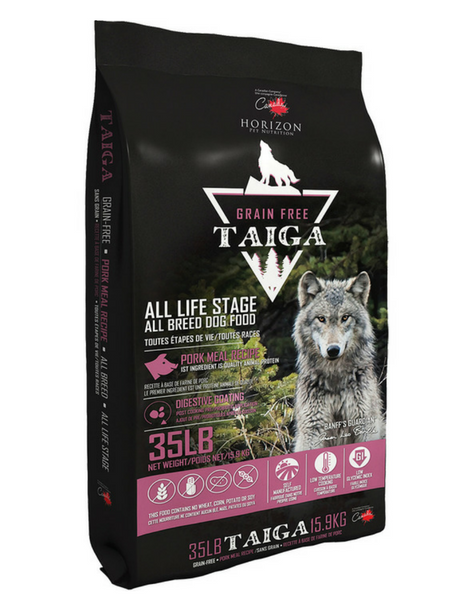 Horizon Taiga Pork Meal Recipe GF Dog Food (15.9kg/35lb)