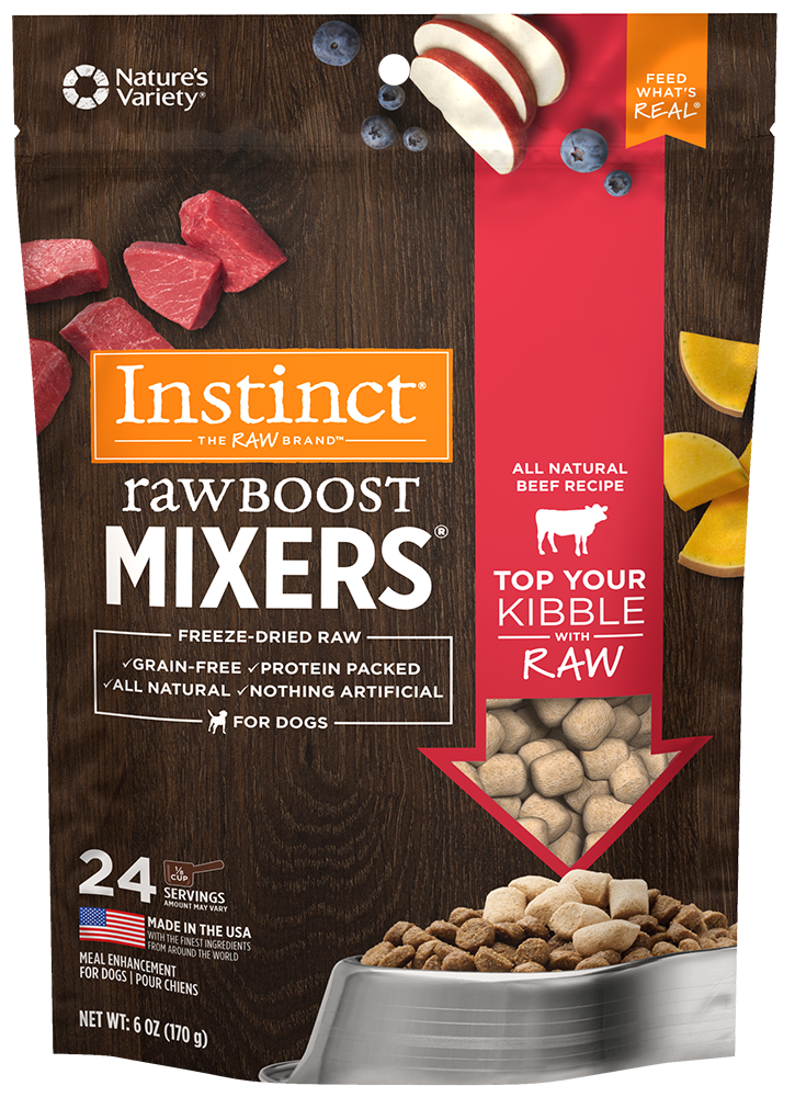Instinct Dog RawBoost Mixers BEEF (6oz/170g)